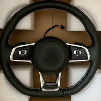 Pour Volkswagen Golf 7 7.5 GTI GTD GTE R Polo GTI Tiguan Passat sport personnalisation du volant en cuir en Fiber de carbone