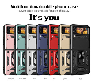Accesorios para teléfono móvil, funda trasera con soporte para Samsung <span class=keywords><strong>Galaxy</strong></span> <span class=keywords><strong>Z</strong></span>, abatible 4, plegable, 4, <span class=keywords><strong>3</strong></span> ventanas, a prueba de golpes - Product Image 3