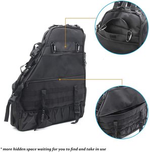 2007 ~ 2019 Wrangler JK Rubicon 4 portes voiture Cargo sac avec barre de rangement Nylon Cage organisateurs trousses à outils organisateur - Product Image 4