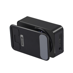 Kisonli M-2 chất lượng tốt dễ thương ngân hàng điện loa răng Xanh với đèn - Product Image 5