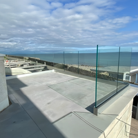 Système de balustrade en verre sans cadre en acier inoxydable sur mesure, anti-corrosion, résistant à la rouille, pour balcon, piscine, usage extérieur