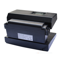 Détecteur de billets contrefaits portable UV IR avec écran LCD grossissant en plastique, compteur de devises 900 billets/min