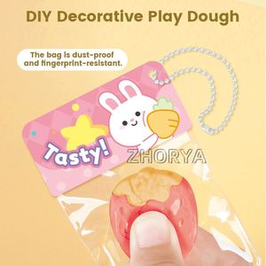 ชุดของเล่นนวดแป้ง Zhorya DIY ของเล่นคลายเครียด ของเล่นบีบมือทำเองสร้างสรรค์ สำหรับของเล่นบีบสควิชชี่ ของเล่นเสริมพัฒนาการทางประสาทสัมผัส - Product Image 4