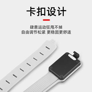 สายรัดข้อมือ LED สำหรับวิ่ง ไฟ LED แบบชาร์จ USB ควบคุมด้วยระบบสัมผัส สายรัดข้อมือยางสำหรับวิ่งกลางคืน - Product Image 4