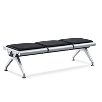 Chaises de salon d'hôpital personnalisées en PU, chaises en rangée pour aéroport, bancs pour arrêts de bus et aires d'attente publiques, fournis directement par l'usine