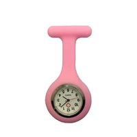 Jam tangan Suster silikon warna-warni portabel jam meja ujian silikon jam tangan dokter saku medis Wanita jam perawat