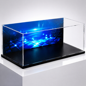 Espositore per Modellini Auto Personalizzati in Acrilico Ecologico con <span class=keywords><strong>Copertura</strong></span> Antipolvere in <span class=keywords><strong>Plexiglass</strong></span> per Protezione da Polvere e Odori - Product Image 2