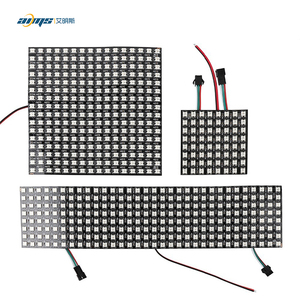 Panel <span class=keywords><strong>LED</strong></span> Digital WS2812B de 5V, 16*16 píxeles, Flexible, Pantalla de Píxeles Individuales, Decoración de Pared, Panel de Matriz <span class=keywords><strong>LED</strong></span> Inteligente Direccionable - Product Image 2