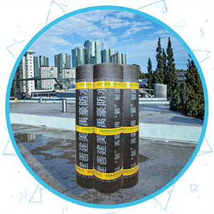 Thời tiết kháng cháy SBS ứng dụng sửa đổi bitum 3mm/4mm nhựa đường CuộN lợp hạt màu đỏ bề mặt CE chứng nhận 5 năm - Product Image 3