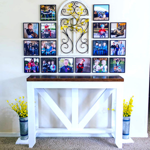 Vuông Sticker khung restickable ảnh gạch hình ảnh khung <span class=keywords><strong>8x8</strong></span> tự dính hình ảnh khung nhựa bán buôn Top người bán đen - Product Image 2