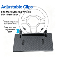 Plateau de repas en carton ABS pour voiture, organisateur de vide de place amovible, bureau pour volant, table de repas pour Tesla