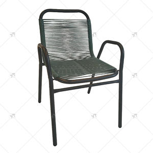 Jardín al aire libre Marco <span class=keywords><strong>de</strong></span> acero Moda Barato Ocio Muebles al aire libre Respaldo alto Patio Ratán Mimbre Comedor Silla <span class=keywords><strong>de</strong></span> jardín - Product Image 6