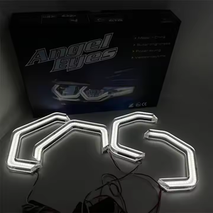 Factory RGB LED Iconic Angel Eyes DRL Kit Car Lighting para BMW 160 185 F30 F35 F81 F60 E90 E92 190 192 Acrílico Angel Eyes - Product Image 6