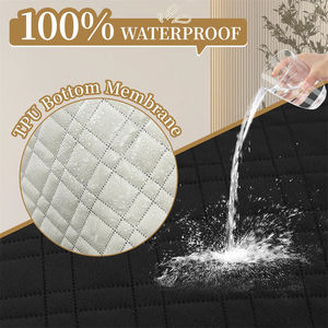 <span class=keywords><strong>Housse</strong></span> de meubles sectionnelle de style luxueux noir résistante aux rayures pour usage hôtelier Prix d'usine - Product Image 2