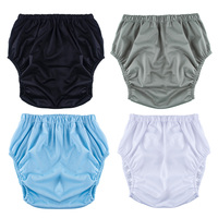 Adulte personnes âgées unisexe incontinence couverture pantalon imperméable à tirer étanche lavable pas de chaleur porter couche garde Pad imprimé
