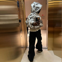 Veste d'hiver imperméable et chaude pour homme DiZNEW, design tendance, style streetwear, avec capuche, en duvet de canard, logo personnalisé