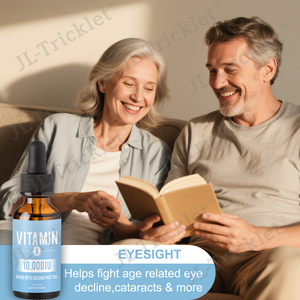 Etichetta personalizzata OEM <span class=keywords><strong>vitamina</strong></span> <span class=keywords><strong>A</strong></span> <span class=keywords><strong>gocce</strong></span> liquide palmitato di retinile liquido, integratore liquido per la salute degli occhi - Product Image 3