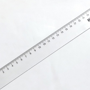 Juego de 3 Reglas Transparentes de Plástico, Artículos Escolares para Estudiantes, Material de Oficina, Personalización con Logotipo, Venta al Por Mayor - Product Image 5