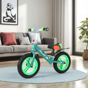 Bicicleta de Equilibrio Eléctrica 4 en 1 para Niños, de Plástico, para Caminar, Correr y Andar en Bicicleta, con Marco Reforzado, Estilo Auto, Regalo para Niños Pequeños - Product Image 2