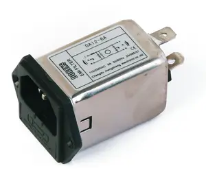 Filtri <span class=keywords><strong>EMI</strong></span> Monofase 1A 3A 6A 10A AC con Reti <span class=keywords><strong>RFI</strong></span> <span class=keywords><strong>LC</strong></span> <span class=keywords><strong>RC</strong></span> - Product Image 1