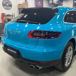 WRAPMASTER Vinilo Adhesivo para Automóviles de 5*59 pies, Color Azul <span class=keywords><strong>Miami</strong></span>, Superbrillante, Cristal, para Envolver Automóviles - Product Image 2