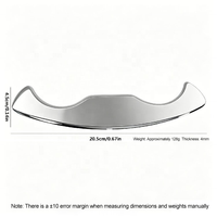 Outil de massage Gua Sha personnalisé en acier inoxydable pour le sport, grattoir musculaire pour la thérapie physique des tissus mous des jambes et des bras