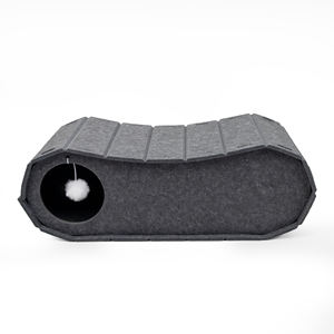 Personalizzabile pieghevole feltro grande gatto graffio per interni per animali domestici letto di casa del gatto con palla giocattolo nuovi mobili da salotto per animali domestici - Product Image 1