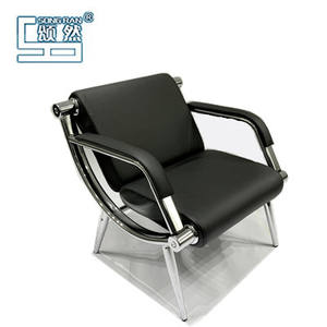 صوفا ناعمة للمكتب وصالة جلدية PU 3 مقاعد عصرية - Product Image 4