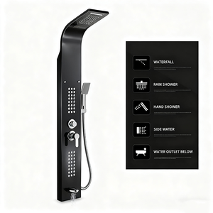 Panneau de douche <span class=keywords><strong>à</strong></span> mémoire intelligente, système encastré 304 SS avec préréglage personnalisé pour la température de l'<span class=keywords><strong>eau</strong></span> - Product Image 3