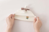 Modelo de Primavera y Otoño, Apto para Todas las Estaciones, Gorro de Bebé Clase A para Recién Nacidos de 0 a 3 Meses