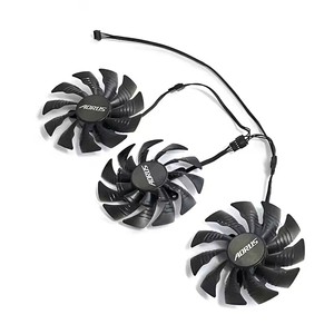 Ventilateur de refroidissement pour carte graphique <span class=keywords><strong>GIGABYTE</strong></span> <span class=keywords><strong>AORUS</strong></span> GTX <span class=keywords><strong>1070</strong></span> 1080 1080TI, 95mm T129215BU PLD10015B12H DC 12V 0.5A 4PIN GTX1080TI - Product Image 4