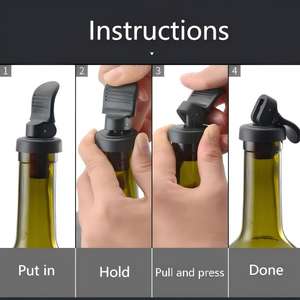 <span class=keywords><strong>Bouchon</strong></span> de bouteille de vin sous vide manuel de qualité alimentaire Presse à main scellant <span class=keywords><strong>Champagne</strong></span> Silicone vin bières bouchons - Product Image 4