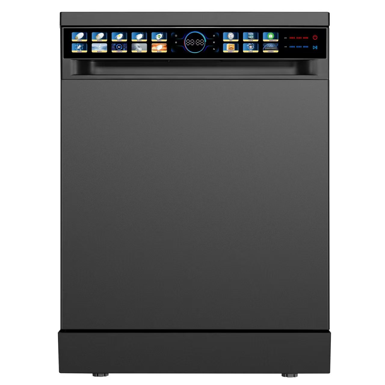 Built-In Stainless Steel Dishwasher for Household Use 18 Sets Capacity Energy Efficiency A+++