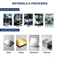 Piezas Mecanizadas de Precisión CNC Personalizadas |   Componentes Industriales de Aluminio, Latón y Acero Inoxidable para Fresado y Torneado OEM ODM