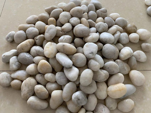 Paesaggio liscio 30-50mm <span class=keywords><strong>fiume</strong></span> ciottoli bianchi - Product Image 2
