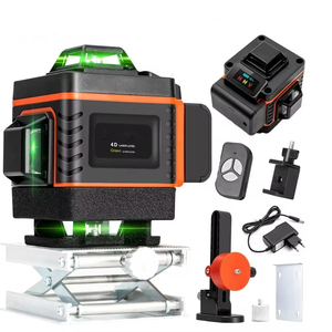 طقم ليزر دوار ذاتي التسوية 16 خط أفقي عمودي 4d بطارية بدون سلك أداة مستوى - Product Image 1