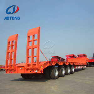 Rimorchio Ribassato con Sospensioni Pneumatiche Integrate per Camion, Trasportatore di Attrezzature di Grandi Dimensioni, Carrello per Carrelli Elevatori - Product Image 6