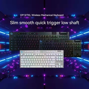 <span class=keywords><strong>Clavier</strong></span> de jeu <span class=keywords><strong>Logitech</strong></span> G913 TKL 3 Model Connection LightSpeed, <span class=keywords><strong>clavier</strong></span> de jeu ergonomique avec rétroéclairage RVB complet - Product Image 5