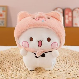 Jouets en peluche super doux en coton PP, mignons, à capuche, pour un cadeau d'<span class=keywords><strong>anniversaire</strong></span> à la <span class=keywords><strong>meilleure</strong></span> <span class=keywords><strong>amie</strong></span> d'une fille - Product Image 1