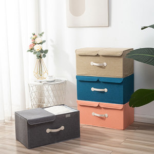 Wholesale Rectangle-Shaped Large-Capacity Foldable <strong>Storage</strong> <strong>Box</strong> Organizer Wear-Resistant Durable with Handle - Product Image 5