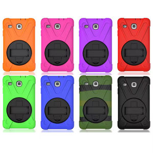 Custodia per <span class=keywords><strong>Samsung</strong></span> <span class=keywords><strong>Tab</strong></span> E <span class=keywords><strong>8</strong></span>, Cover Protettiva Antiurto in Silicone e PC con Supporto per <span class=keywords><strong>Samsung</strong></span> <span class=keywords><strong>Tab</strong></span> E <span class=keywords><strong>8</strong></span>\" 2016 T377V/T377P - Product Image 3