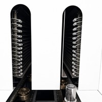 Machine de soufflage de bouteilles semi-automatique à haute performance avec moteur et pompe pour la production de seaux d'eau de 5 gallons et de fûts d'huile
