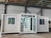 Casa Contenedor de Oficina Modular Portátil Plegable y Expandible de Lujo, 2-3 Dormitorios, Prefabricada, Móvil, de Acero con Panel Sándwich 7