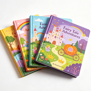 Impresión de Libros Infantiles, Libros de Cuentos para Dormir Personalizados, Papel Grueso a Todo Color, Tinta de Soja Apta para Niños, Disponible con Lámina Holográfica - Product Image 1