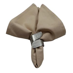 Serviettes de table élégantes carrées faites à la main 100% lin, douces, écologiques, décoratives pour la décoration d'événements - Product Image 2