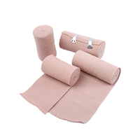 Bandage élastique de 6 pouces de haut avec clip en aluminium Consommables imperméables Bande médicale auto-adhésive Paquet de pansement de guérison de gaze