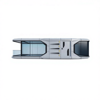 Capsule spatiale moderne de luxe 2026 – Maison préfabriquée haut de gamme, villa modulaire, pod de villégiature