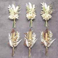 Buket Mini Rumput Pampas Kering untuk Dekorasi & Suvenir Kembali ke Sekolah