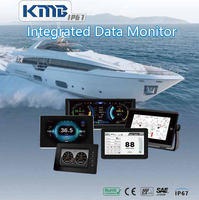 Monitor Laut Seri KUS KMB Layar TFT-LCD 7 inci untuk Kapal, Kompatibel dengan Jaringan 1939/NMEA 2000