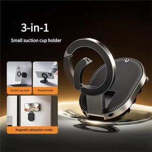 Soporte Magnético 3 en 1 con Base de Succión 360° °   Soporte Giratorio para Teléfono, Plegable, Magnético, para Smartphone, Soporte Flexible para Transmisiones en Vivo - Product Image 5